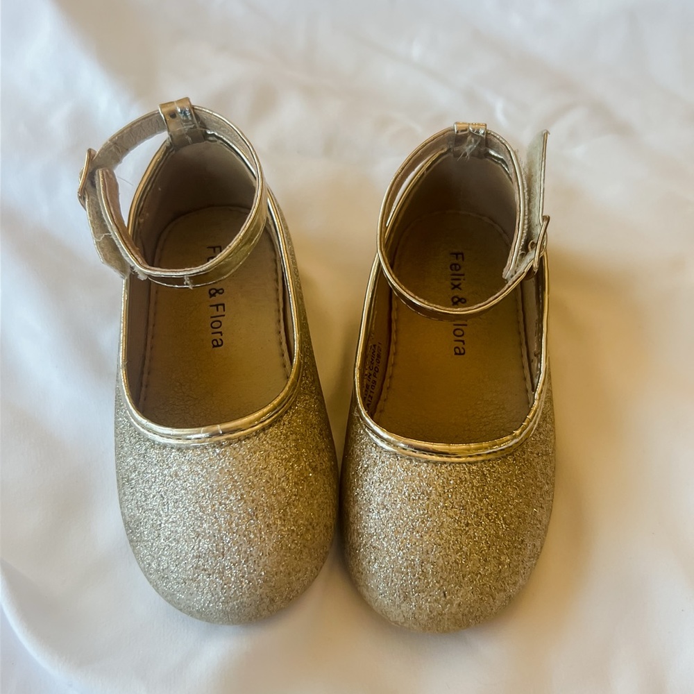Felix & Flora Ballet Glitter Ankle Strap Shoe